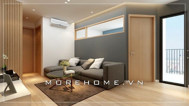 Độc đáo và ấn tượng với phong cách thiết kế phòng khách căn hộ chung cư của đội ngũ KTS tại Morehome.