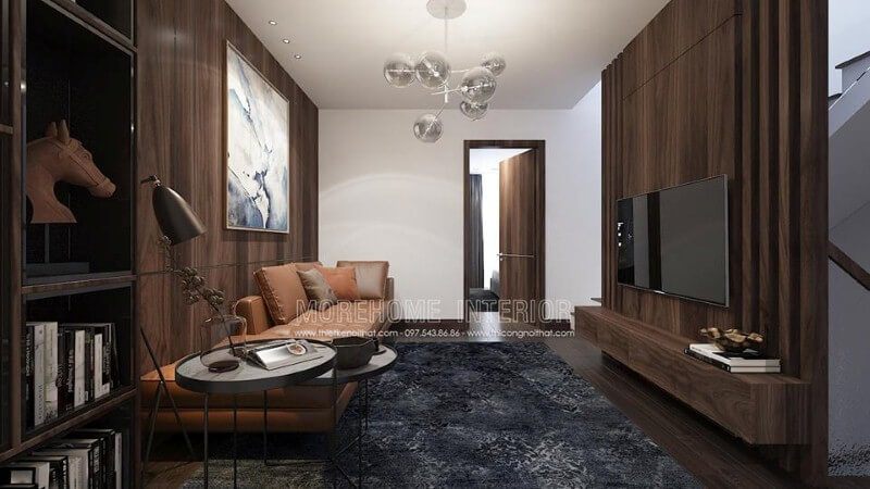 Để tạo nên phong cách hiện đại sang trọng cho phòng giải trí nhỏ, hãy sắp xếp nội thất của nó theo cách đó.
